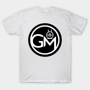 Growler Media Logo Round Black T-Shirt